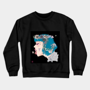 When new flowers provoke me. Crewneck Sweatshirt